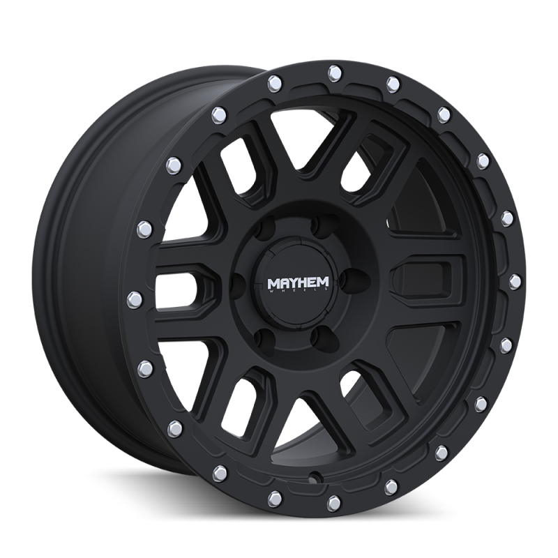 Mayhem 8304 Delta 20x9 / 5x127 BP / -12mm Offset / 78.1mm Hub Matte Black Wheel