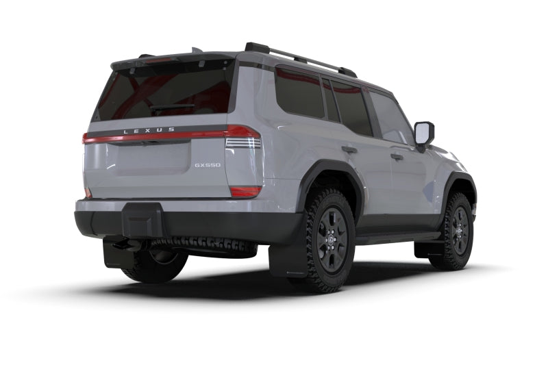 Rally Armor 24-25 Lexus GX 550 Luxury Black UR Mud Flap - Silver Logo