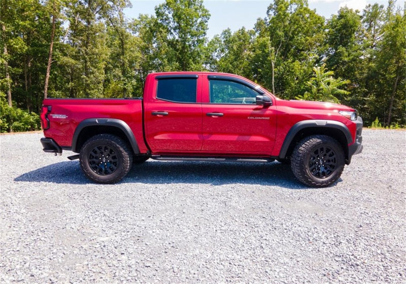 AVS 2023 Chevrolet Colorado / GMC Canyon Ventvisor Outside Mount Window Deflectors 4pc - Smoke