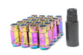 Wheel Mate Monster Locking Lug Nut Set of 4 - Blue 14x1.50