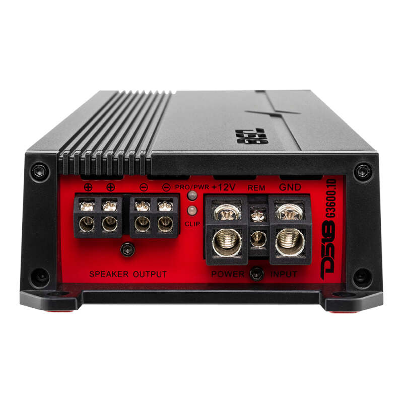 DS18 1-Channel Amplifier 1200/1ohm 900/2ohm 500/4ohm Watts RMS