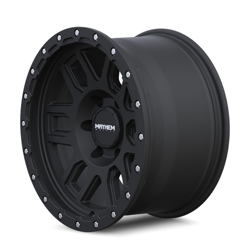 Mayhem 8304 Delta 17x9 / 5x127 BP / -12mm Offset / 78.1mm Hub Matte Black Wheel
