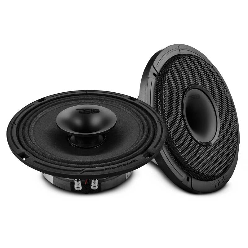 DS18 8in 200 Watts RMS 4 ohm Mid-Range Loudspeaker Shallow Grill Included