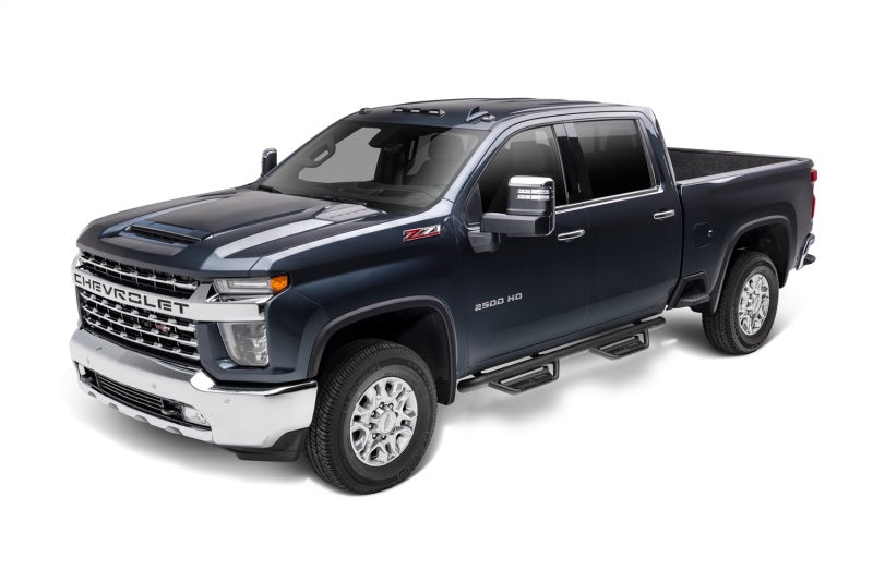 N-Fab Podium LG 2019 Chevy/GMC 1500 Crew Cab - Cab Length - Tex. Black - 3in