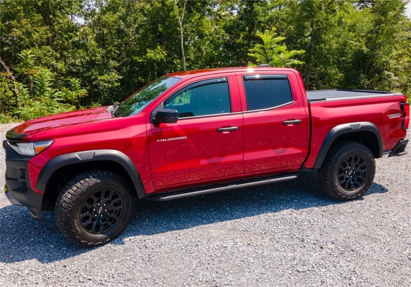 AVS 2023 Chevrolet Colorado In-Channel Ventvisor Low Profile Deflectors 4pc - Smoke